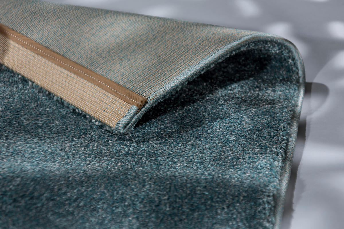 HOCHFLORTEPPICH 67/130 cm Pure Türkis  - Türkis, KONVENTIONELL, Textil (67/130cm) - Schöner Wohnen