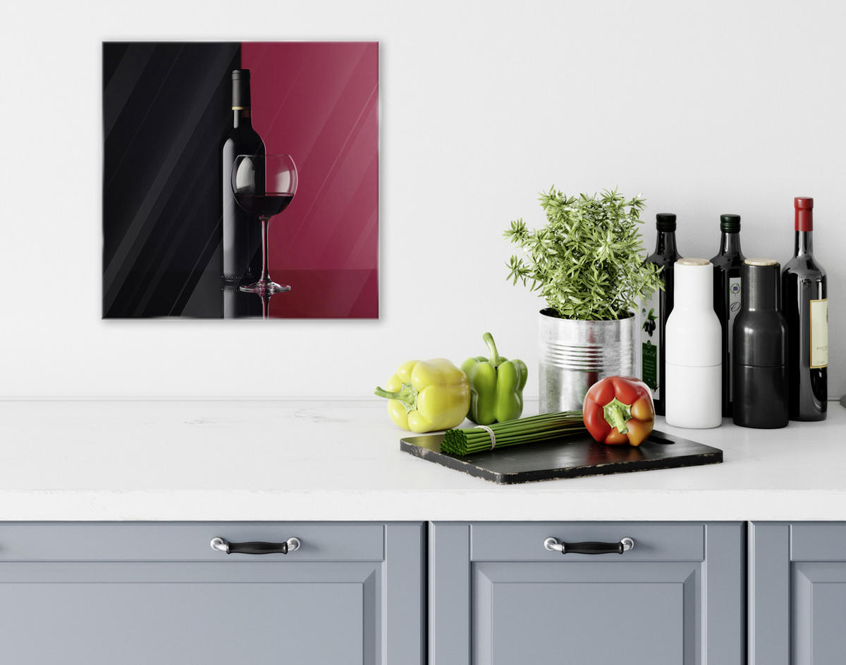 GLASBILD 30/30 cm  - Multicolor, Design, Glas (30/30cm)