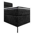 BOXSPRINGBETT 160/200 cm  in Schwarz  - Schwarz, Design, Textil/Metall (160/200cm) - Esposa
