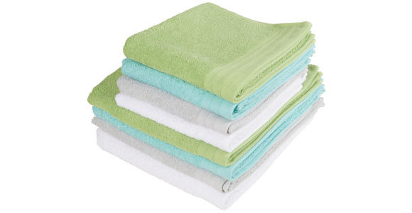 HANDTUCH 50/90 cm Türkis - Türkis, KONVENTIONELL, Textil (50/90cm) - Boxxx