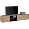 LOWBOARD  in 200/36,7/42 cm  - Anthrazit/Eiche Artisan, Modern, Holzwerkstoff (200/36,7/42cm) - Hom`in