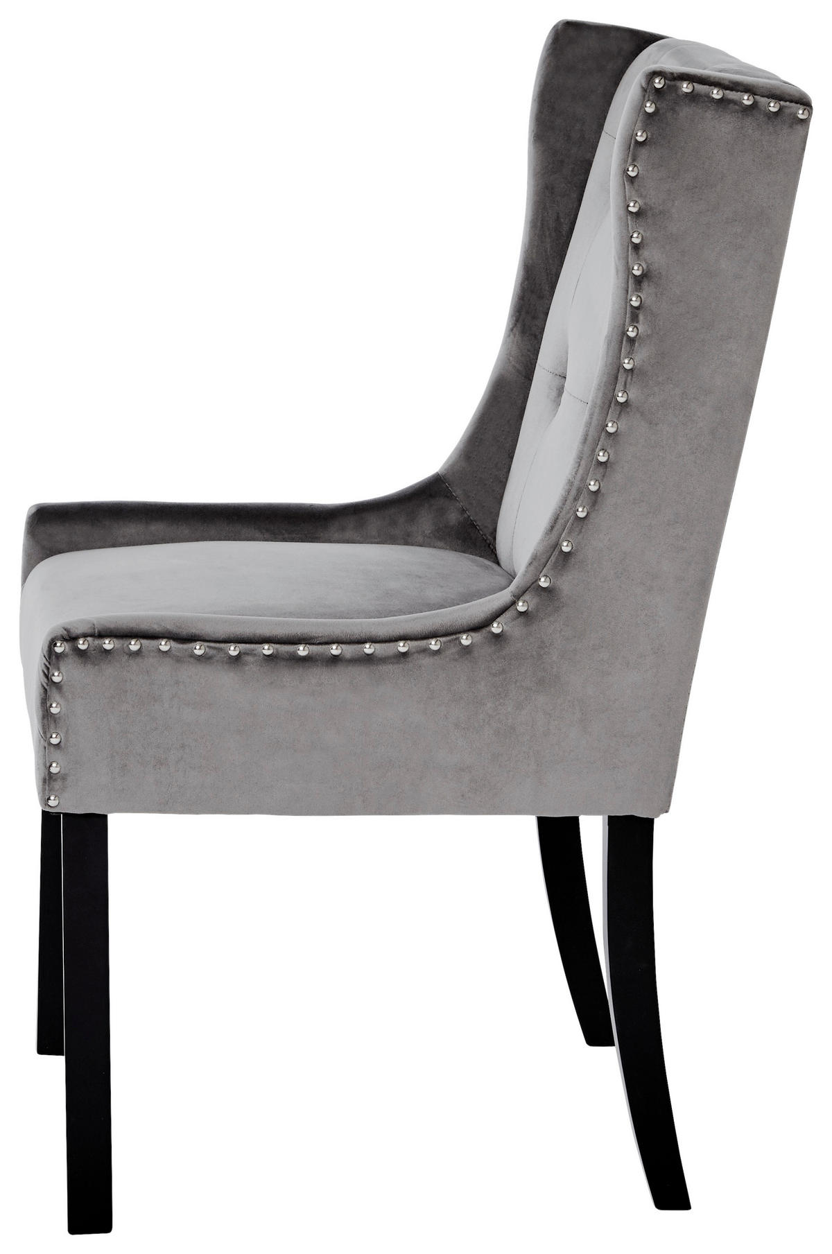 STUHL  - Anthrazit/Schwarz, MODERN, Holz/Textil (57/64/99cm) - Livetastic