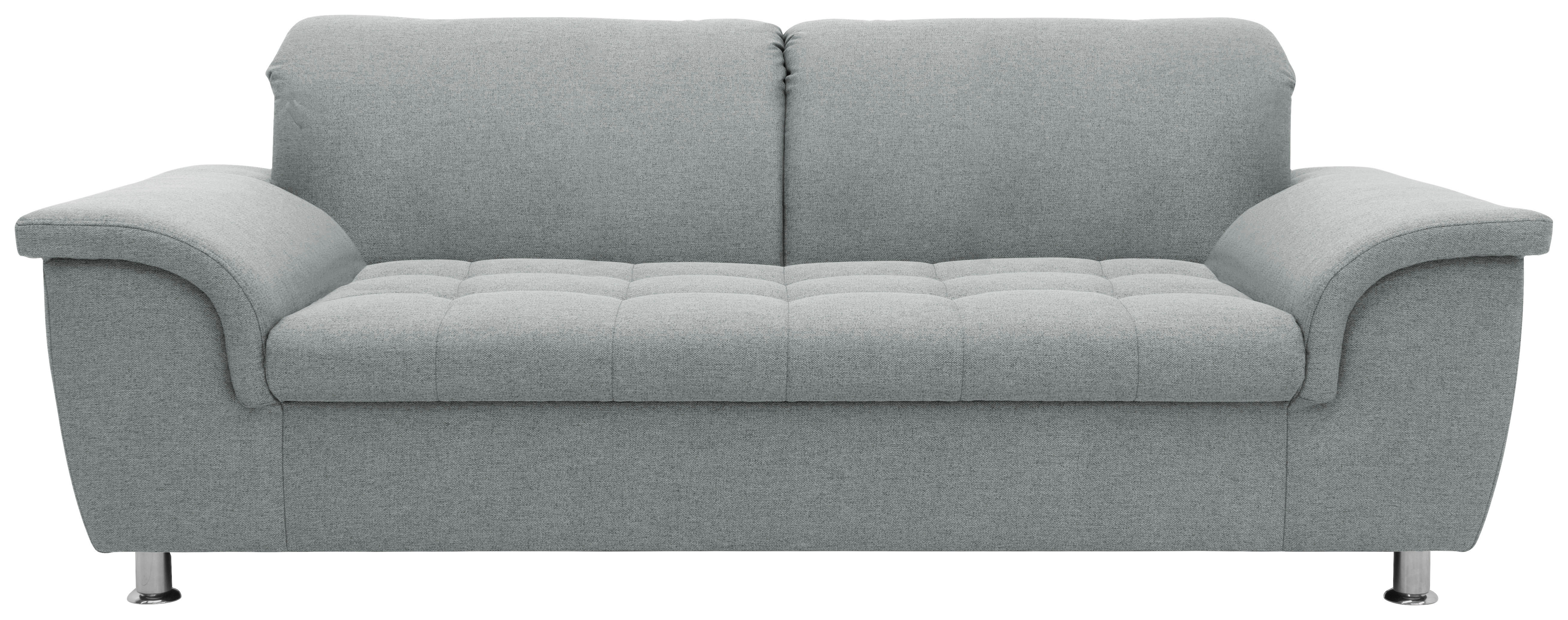 2,5-Sitzer mit Funktion Webstoff Mintgrün  - Chromfarben/Mintgrün, KONVENTIONELL, Textil/Metall (210qm)