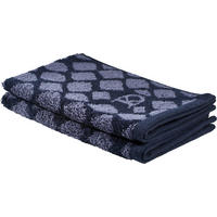 RUČNÍK PRO HOSTY, 30/50 cm, modrá, tmavě modrá - modrá/tmavě modrá, Design, textil (30/50cm) - Dieter Knoll
