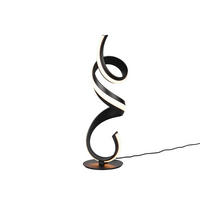 LED-TISCHLEUCHTE - Schwarz/Weiß, Design, Kunststoff/Metall (20/60,5cm) - Cinque