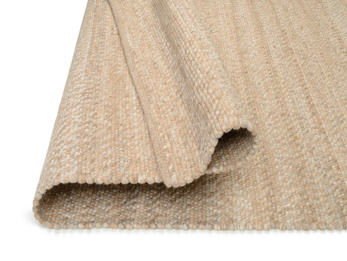 HANDWEBTEPPICH 140/200 cm Helsinki Cappuccino  - Cappuccino, Basics, Textil (140/200cm) - Linea Natura