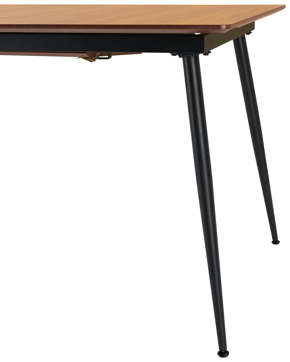 ESSTISCH Anthrazit  ausziehbar  - Anthrazit/Schwarz, MODERN, Holzwerkstoff/Metall (120-160/75/80cm) - MID.YOU