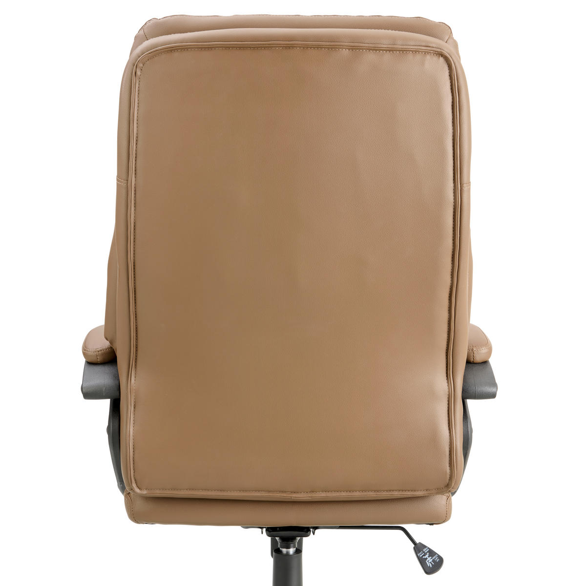 KANCELÁŘSKÉ KŘESLO, vzhled kůže, hnědá, černá - černá/hnědá, Moderní, textil/plast (67/113-122.5/78cm) - MID.YOU