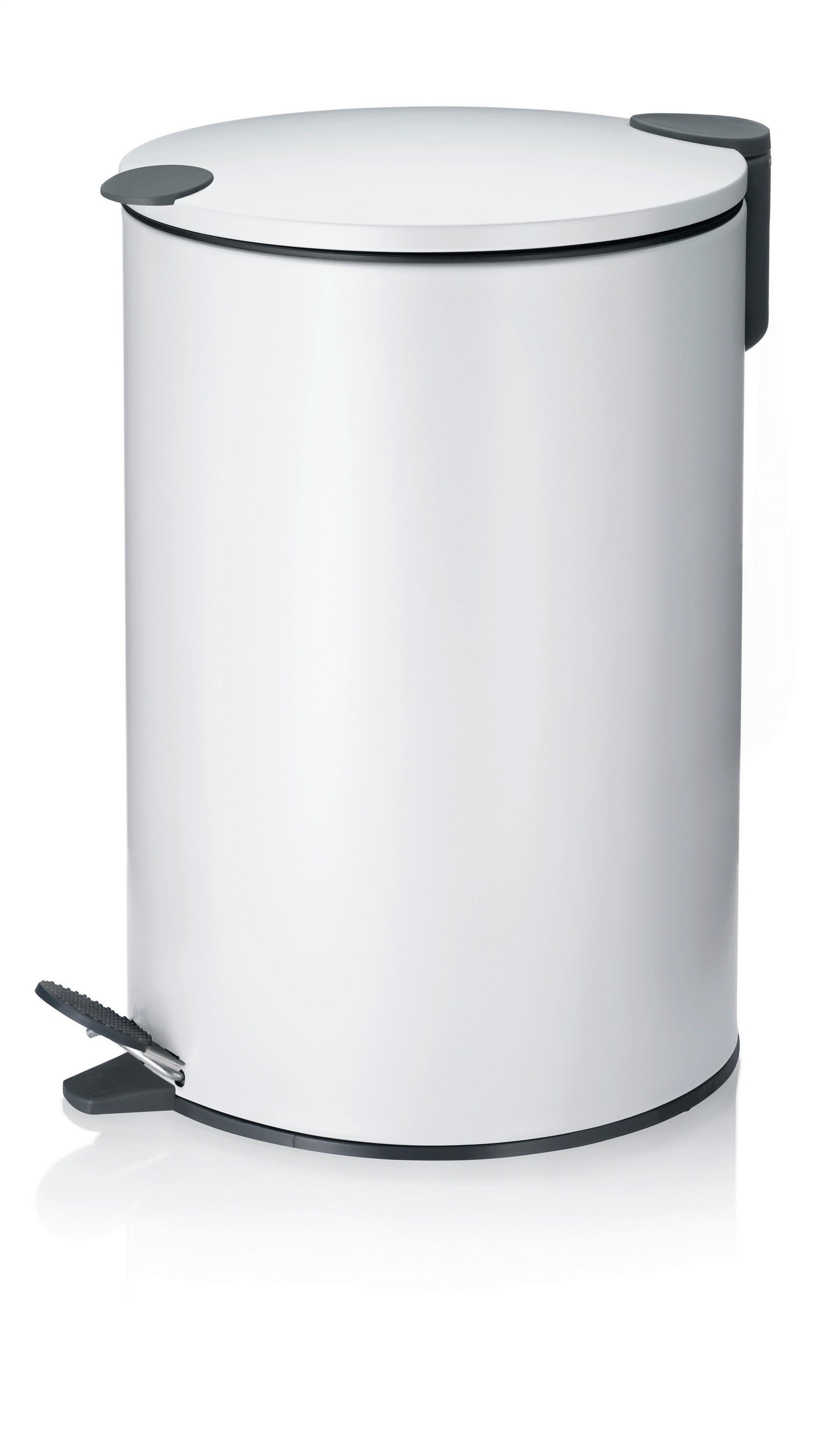 TRETEIMER 12 l  Metall  - Beige/Schwarz, KONVENTIONELL, Kunststoff/Metall (25/38cm) - Kela