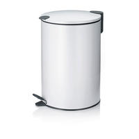 TRETEIMER 12 l  Metall  - Beige/Schwarz, KONVENTIONELL, Kunststoff/Metall (25/38cm) - Kela