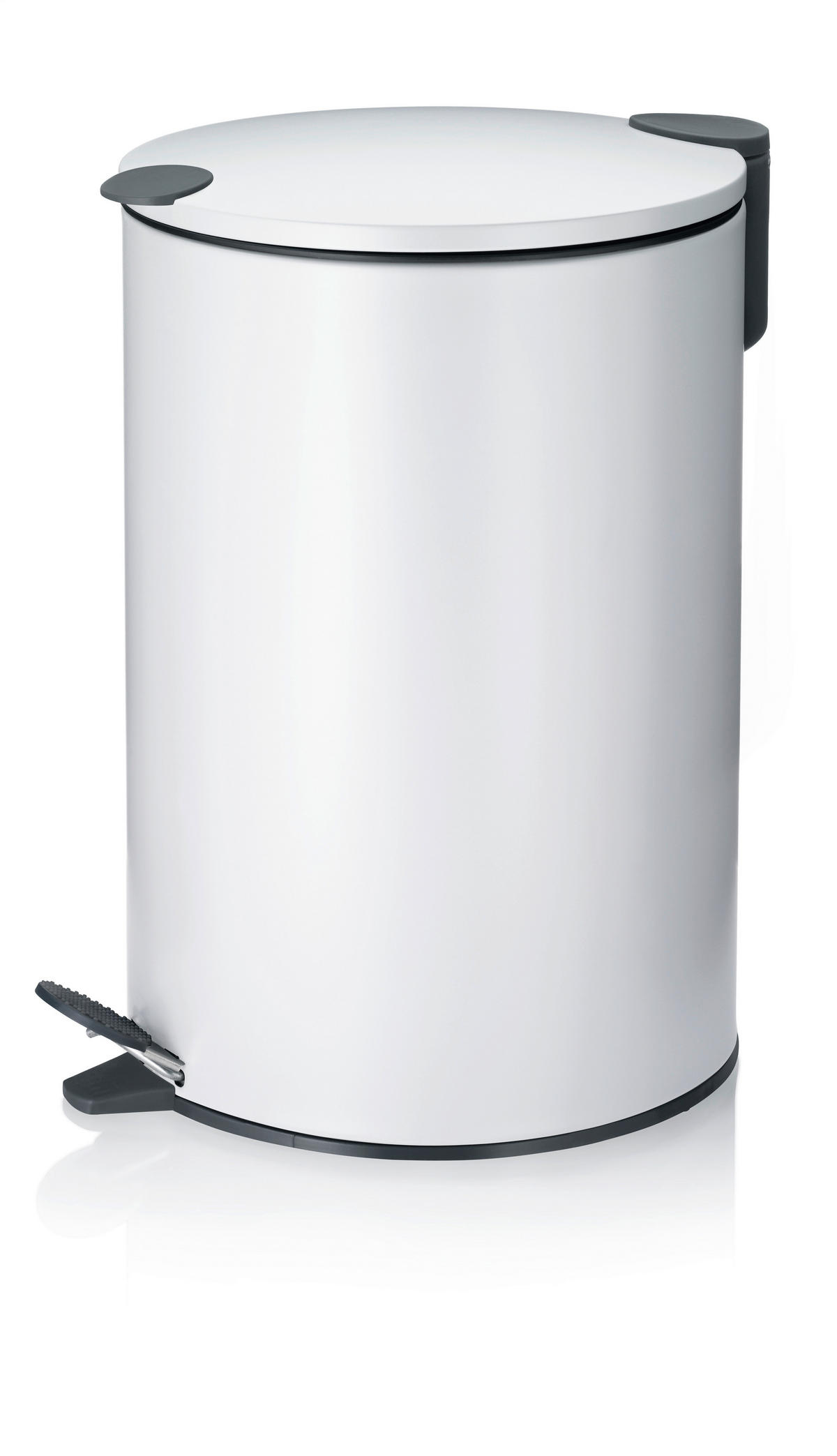 TRETEIMER 12 l  Metall  - Beige/Schwarz, KONVENTIONELL, Kunststoff/Metall (25/38cm) - Kela