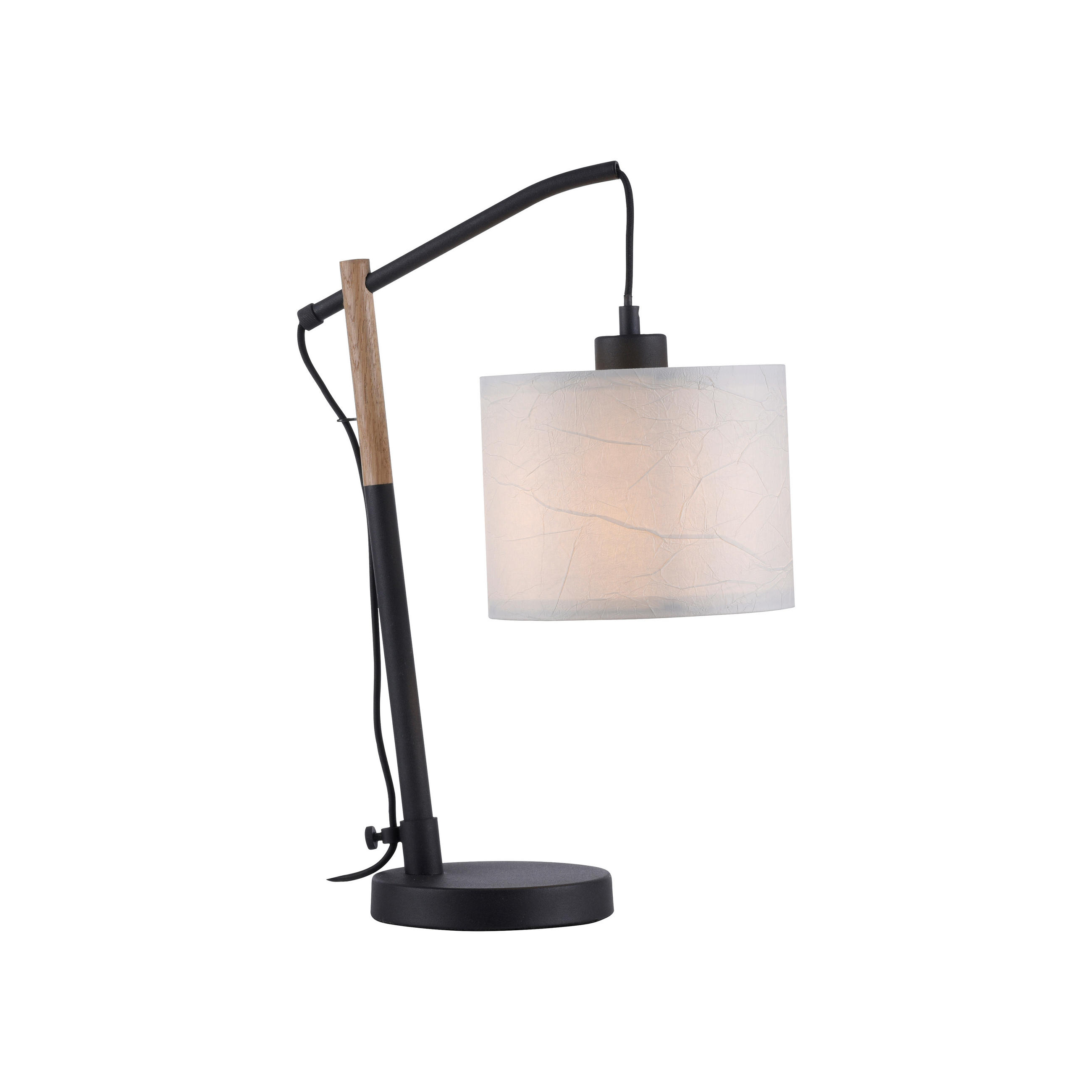 TISCHLEUCHTE Sofie 31/19/48 cm   - Weiß, Natur, Papier/Kunststoff (31/19/48cm)