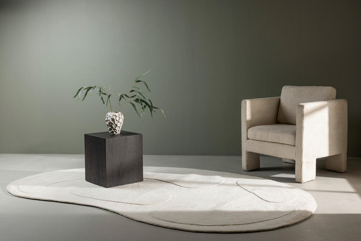 HOCHFLORTEPPICH 290/175 cm Weiß  - Weiß, LIFESTYLE, Textil (290/175cm) - P & B