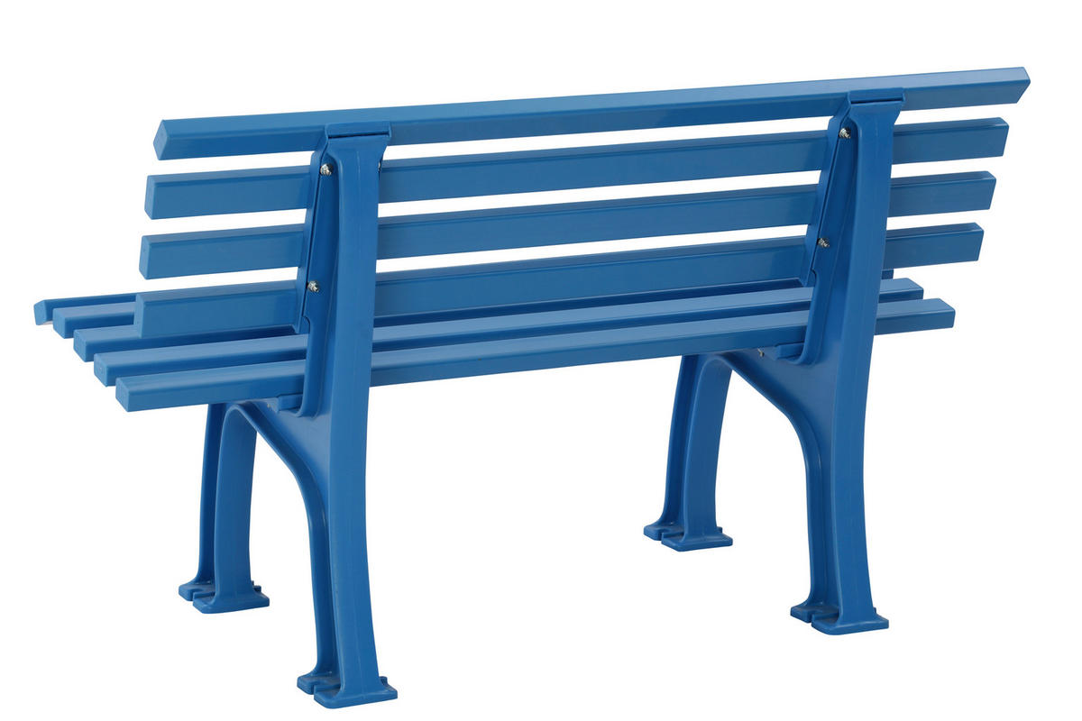 GARTENBANK 120/74/54 cm   - Hellblau, Basics, Kunststoff (120/74/54cm) - Modante