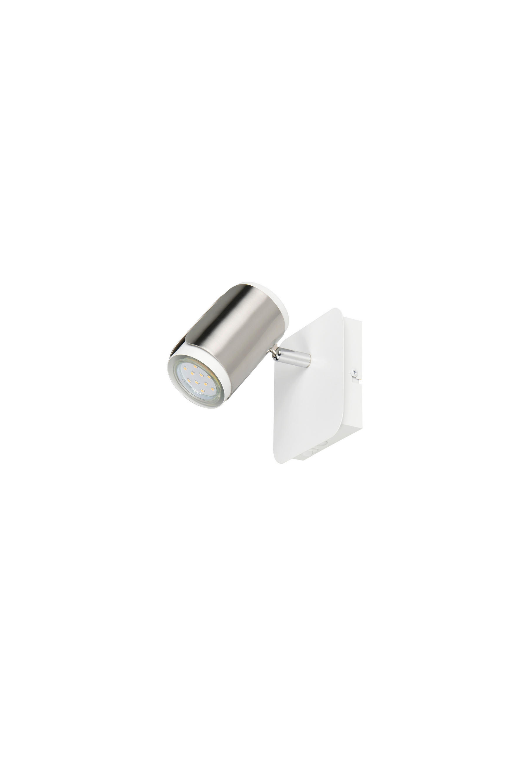 STRAHLER 12/12/16,5 cm   - Weiß/Nickelfarben, KONVENTIONELL, Metall (12/12/16,5cm) - Trio Leuchten