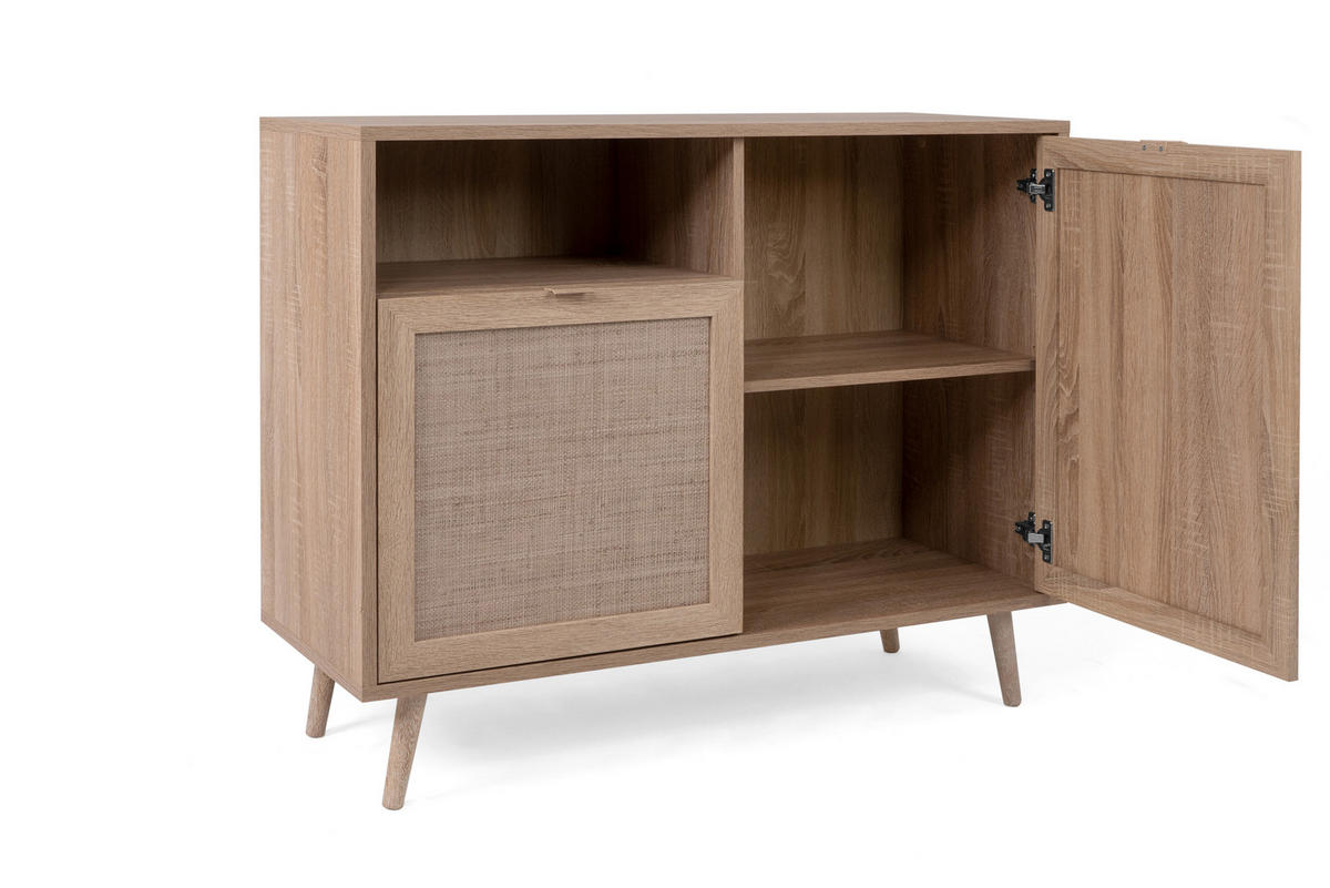 KOMMODE  in Sonoma Eiche  - Sonoma Eiche, Natur, Holz/Holzwerkstoff (101,5/87/40cm) - MID.YOU