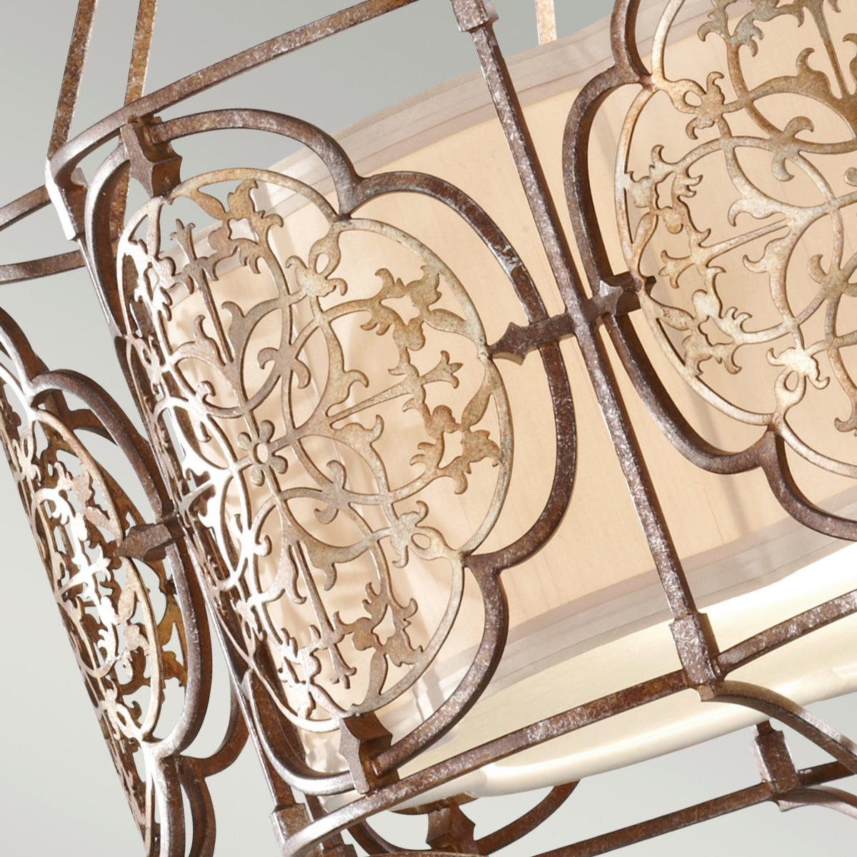 HÄNGELEUCHTE 54/97.6  cm    - Bronzefarben, Konventionell, Metall (54/97.6 cm) - Elstead Lighting
