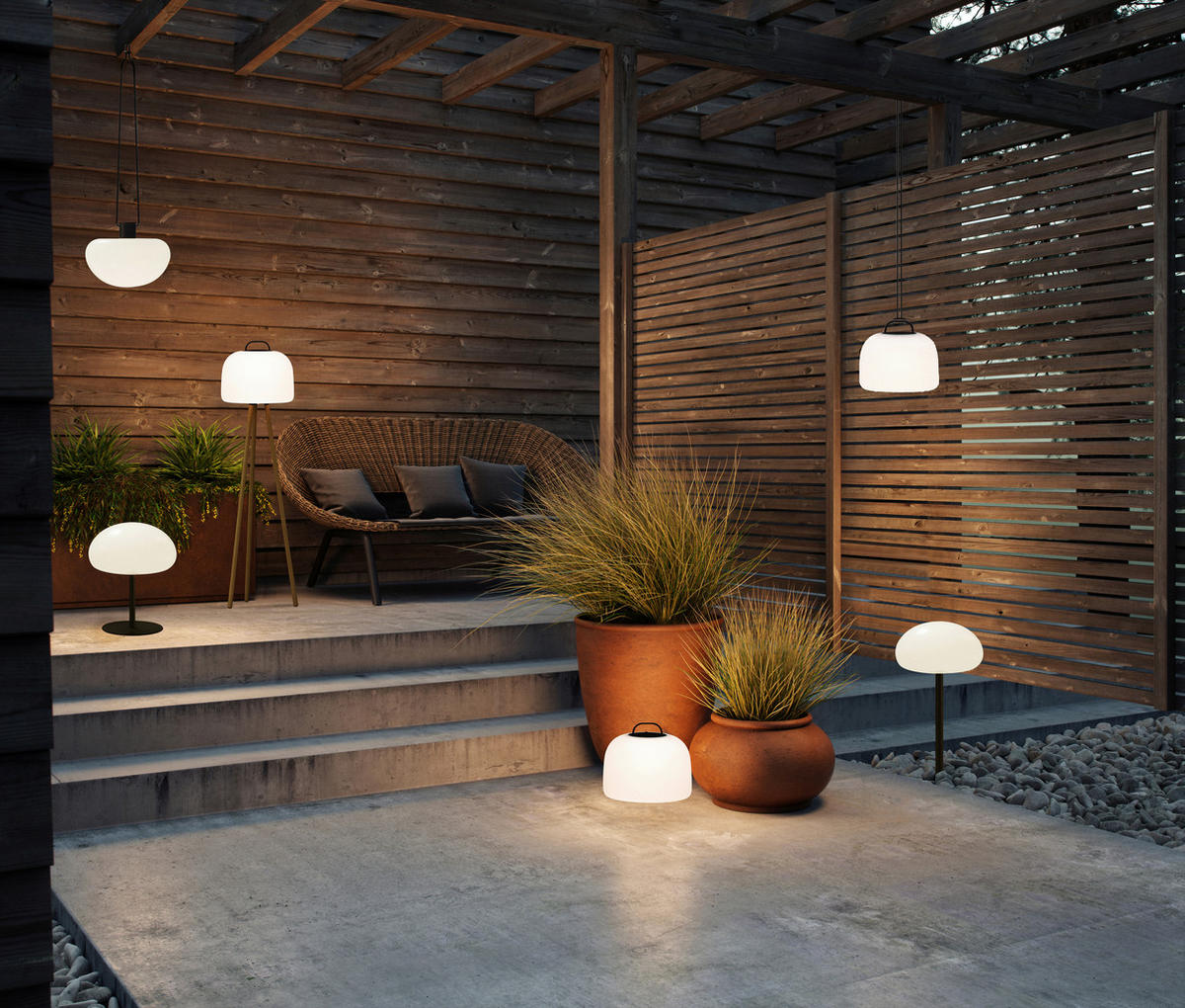 LED-AUßENLEUCHTE 36/31 cm   - Schwarz/Weiß, Design, Kunststoff (36/31cm) - Nordlux