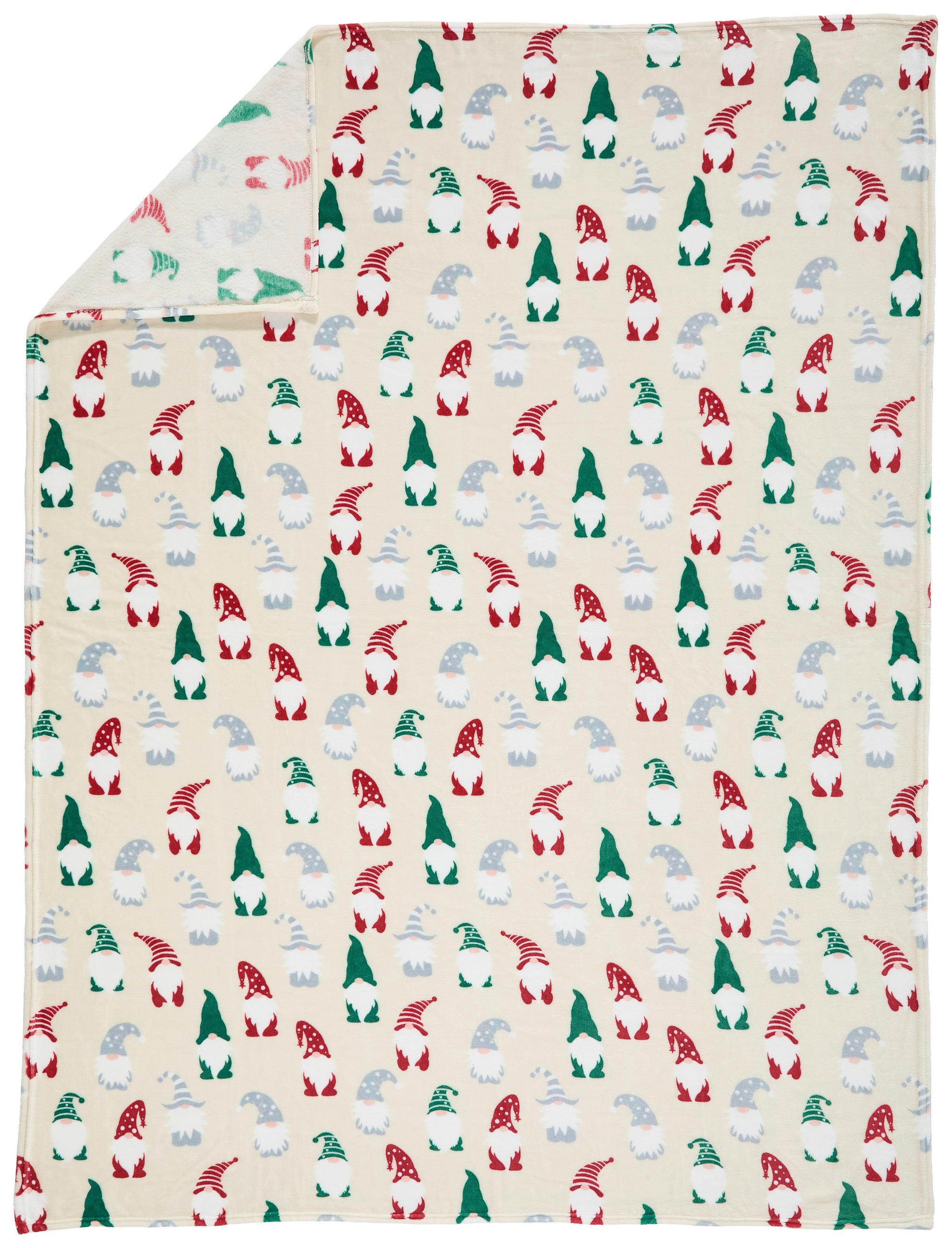 WOHNDECKE ELF 150/200 cm  - Rot/Weiß, Design, Textil (150/200cm) - X-Mas