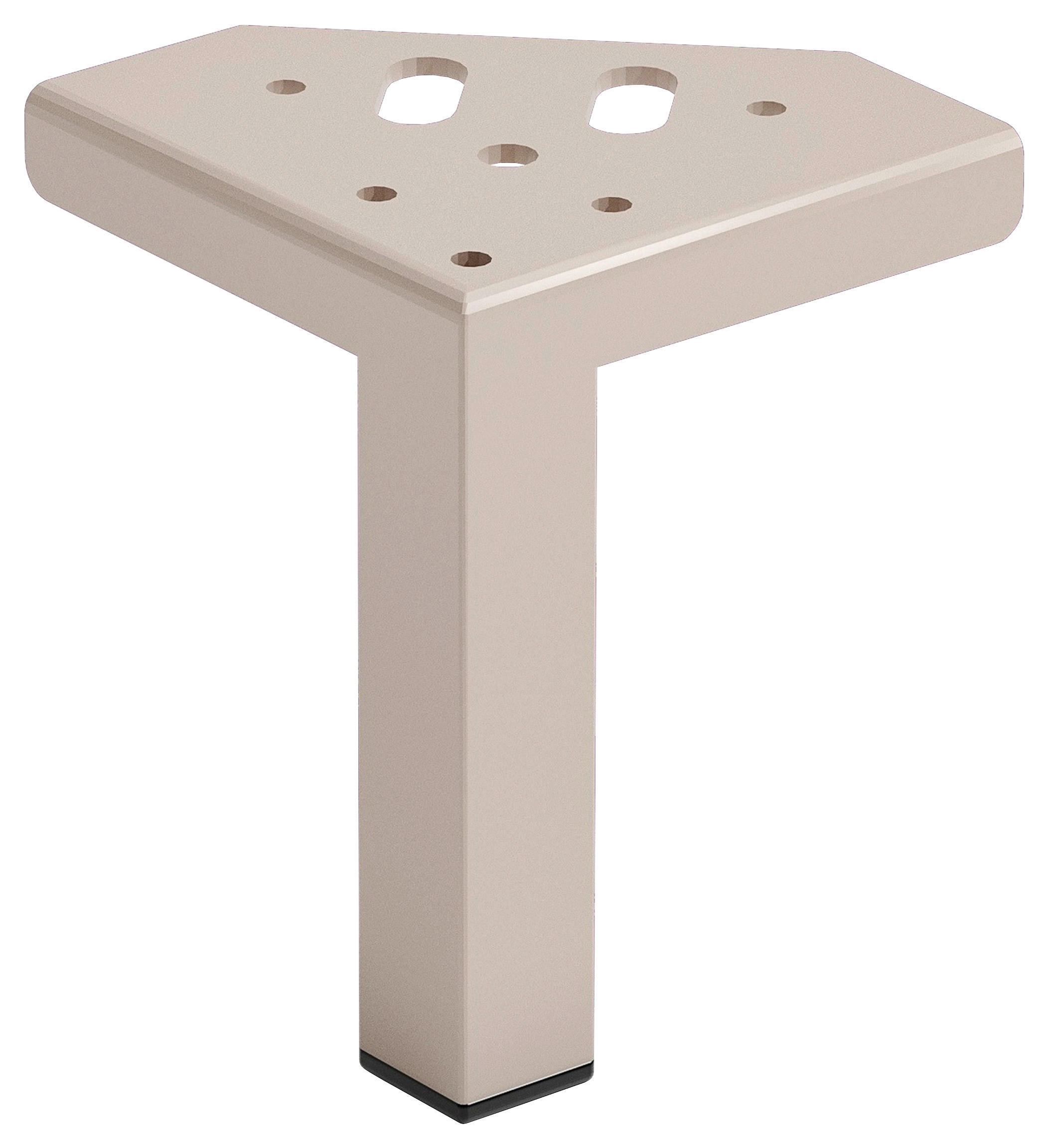 FUßSET 10,5/13/10,5 cm   - Kaschmir, Design, Metall (10,5/13/10,5cm) - Xora