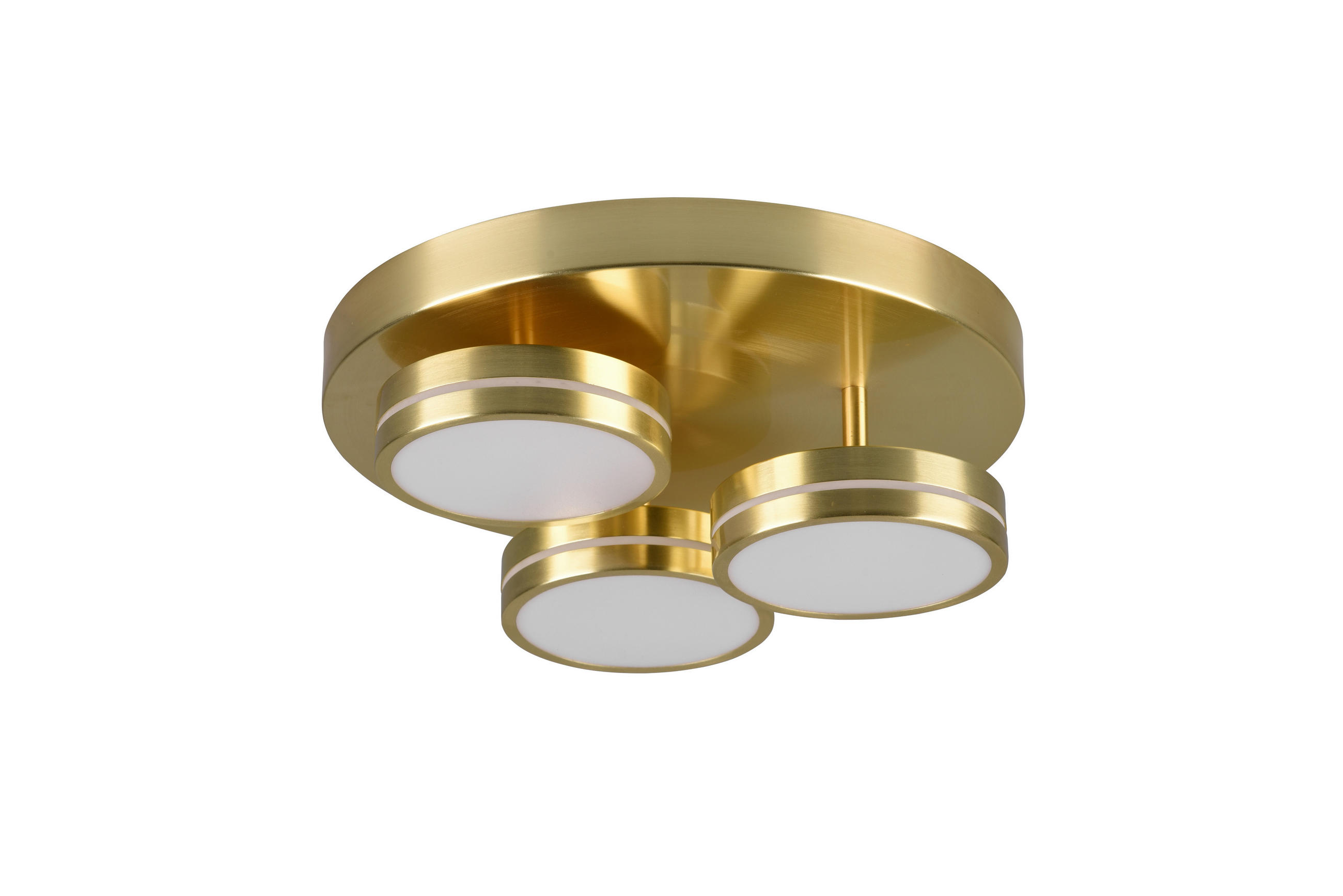 LED-DECKENLEUCHTE 35/13 cm   - Messingfarben, Basics, Metall (35/13cm) - Trio Leuchten
