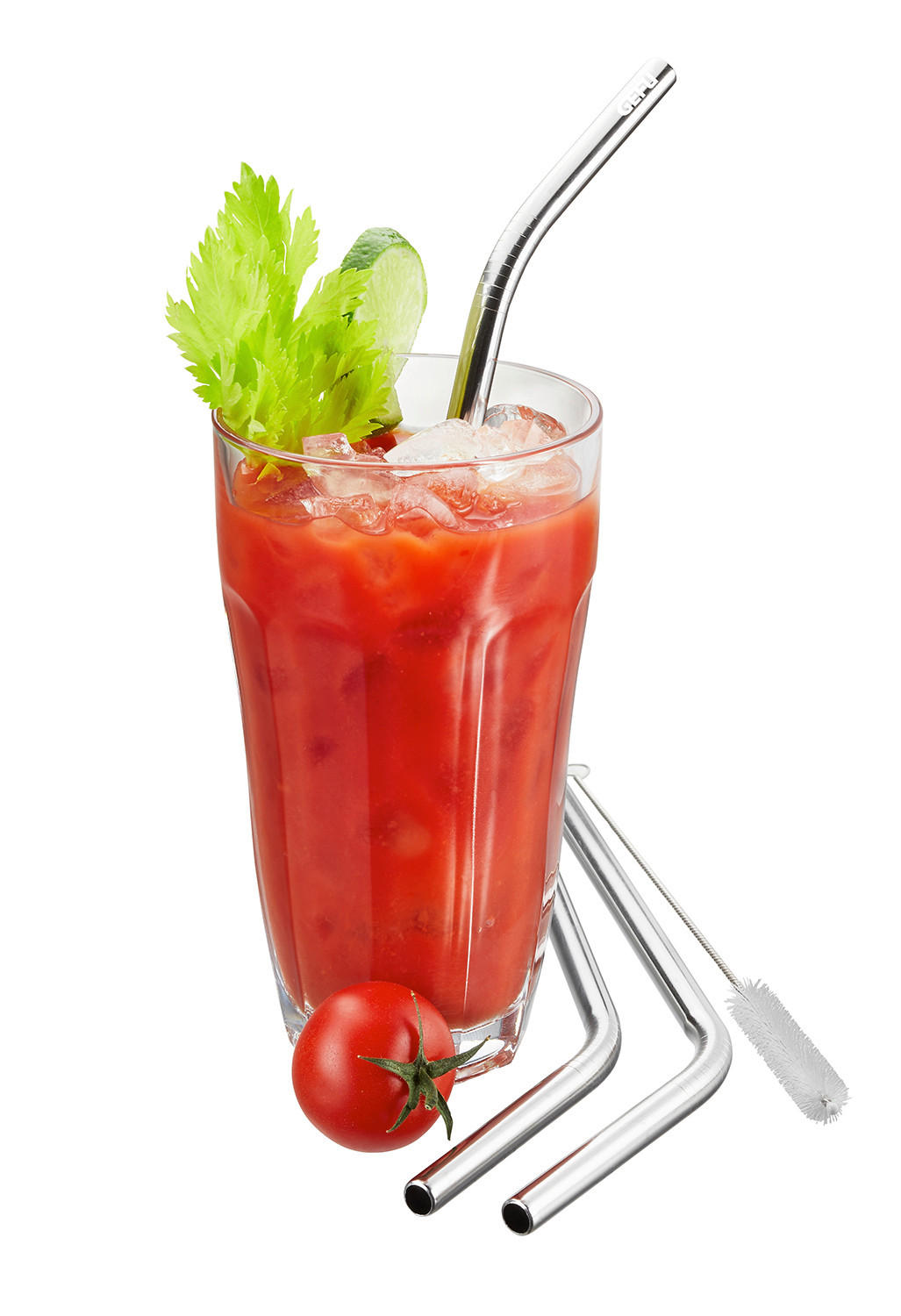 SUGRÖRSSET - stålfärgad, Klassisk, metall (0,8/23cm) - Gefu