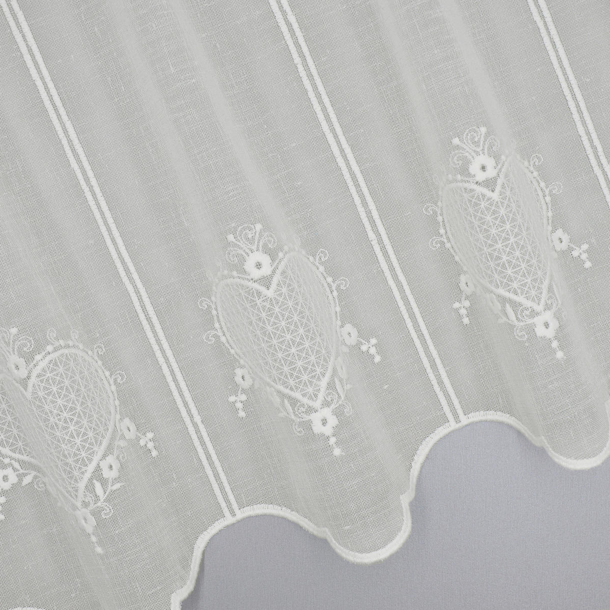 KURZGARDINE   96/50 cm   - Naturfarben, KONVENTIONELL, Textil (96/50cm)