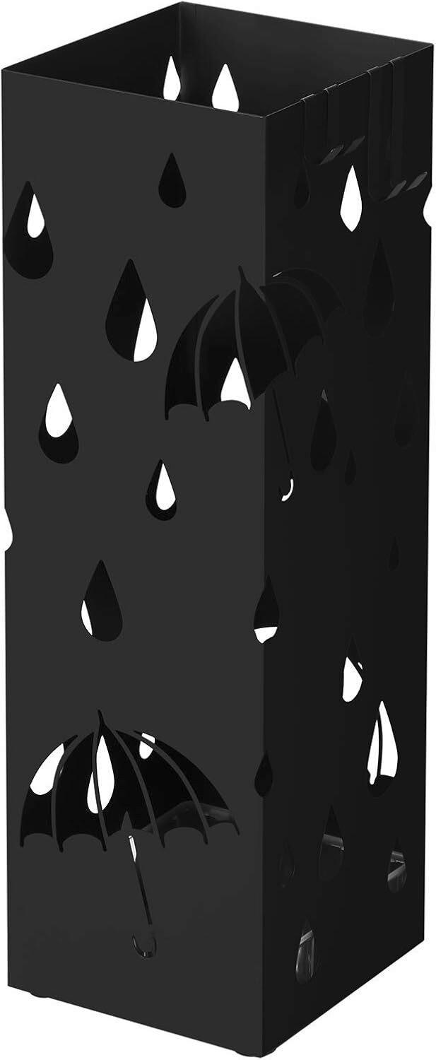 SCHIRMSTÄNDER Metall Schwarz  - Schwarz, Basics, Metall (15,5/49/15,5cm)