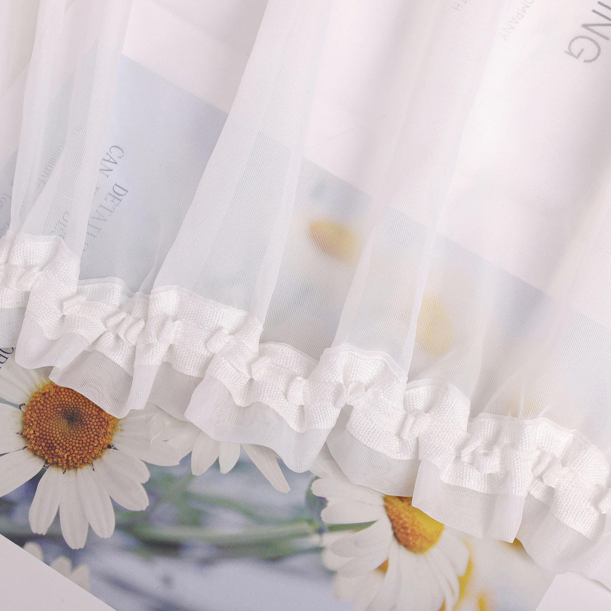 FERTIGVORHANG  transparent  450/170 cm   - Weiß Hochglanz, Basics, Textil (450/170cm) - Joyswahl