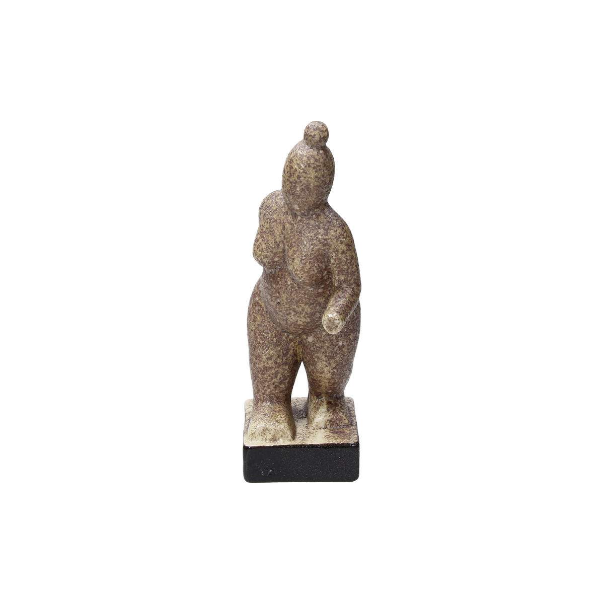 SKULPTURA - braon-crvena, Osnovno, keramika (7/9/21cm)