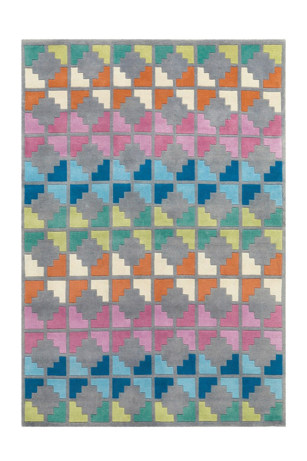 Kayoom Wollteppich Mehrfarbig 200 cm