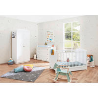 BABYZIMMER PINOLINO LAURA  - Weiß, Trend, Holzwerkstoff - Pinolino