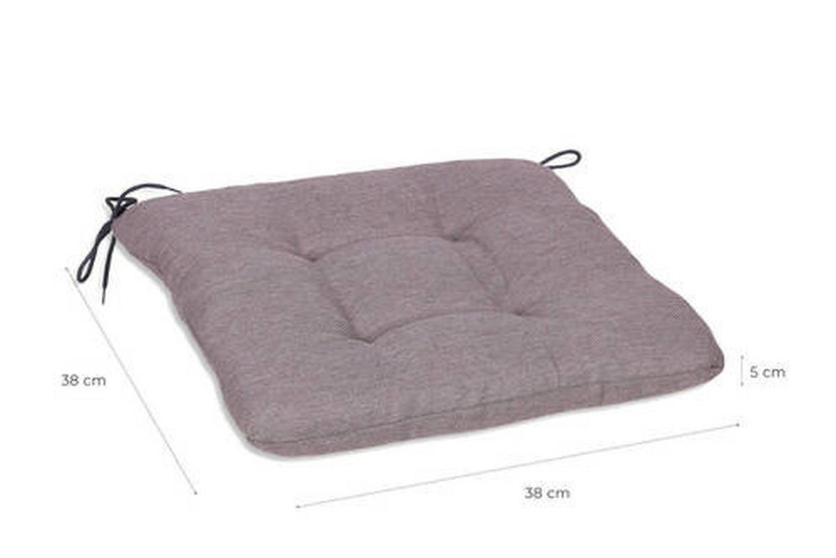 GARTENSITZKISSENSET in Taupe Uni  - Taupe, Basics, Textil (38/5/38cm)