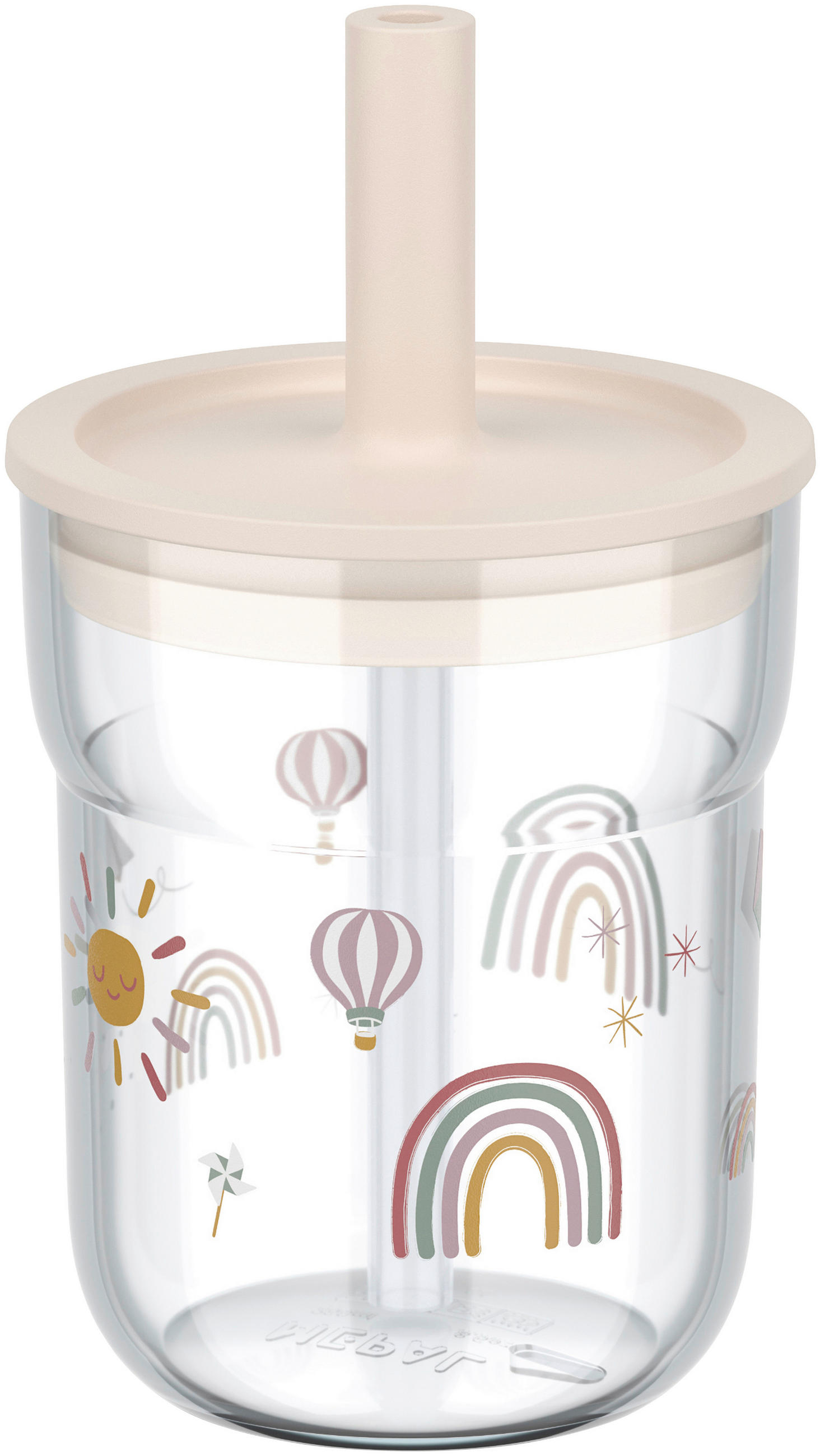 TRINKBECHER - Multicolor, Basics, Kunststoff (200ml) - Mepal