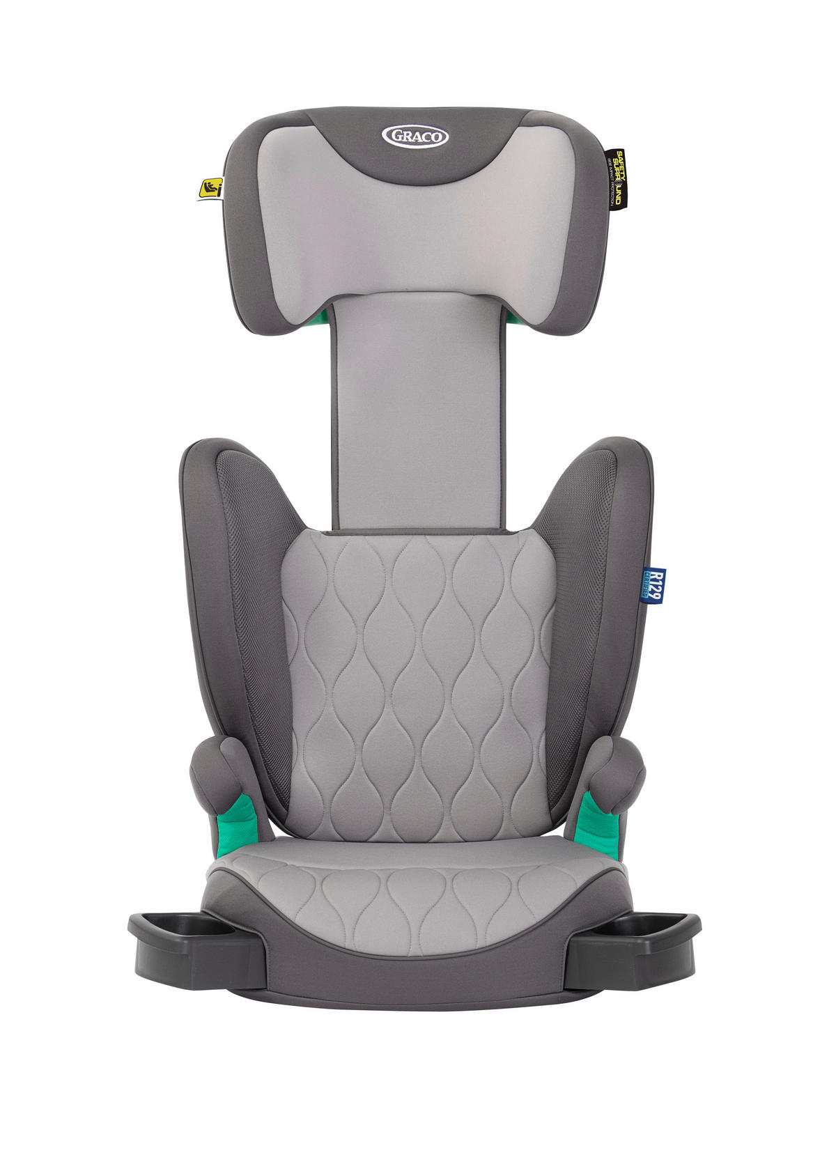 KINDERAUTOSITZ Affix R129  - Hellgrau/Grau, Basics, Kunststoff/Textil (39/46,3/64,5-85,5cm) - Graco