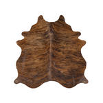 RINDERFELL Cordoba Dunkelbraun  - Dunkelbraun, Natur, Leder/Fell (3-4qm) - Linea Natura