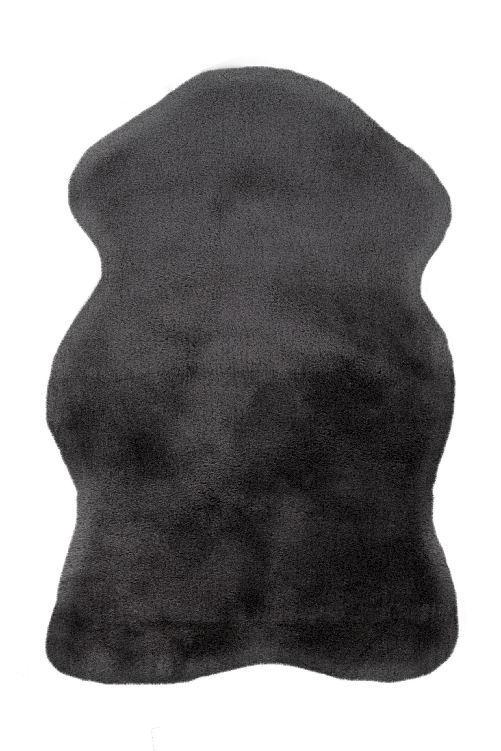KOBEREC S VYSOKÝM VLASEM, 60/90 cm, antracitová - antracitová, Trend, textil (60/90cm)