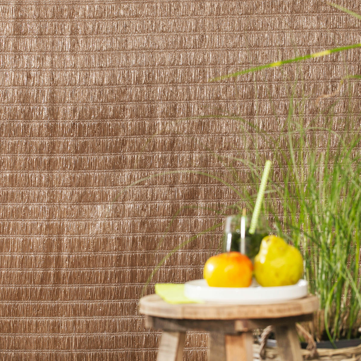 SICHTSCHUTZ - Braun, Basics, Kunststoff (90/300cm)