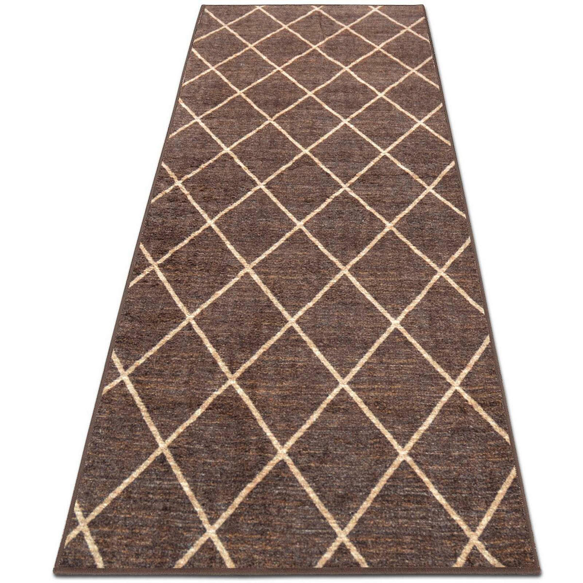 WEBTEPPICH 80/150 cm Cosenza Braun, Beige  - Beige/Braun, Design, Kunststoff/Textil (80/150cm) - Novel