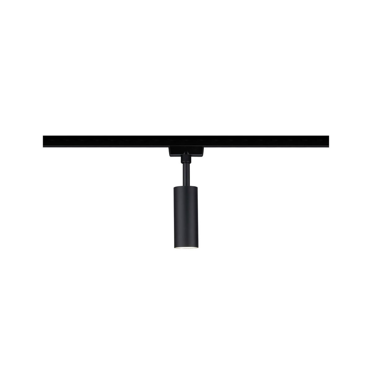 SCHIENENSYSTEM-STRAHLER Urail 4,2/18,6/10,5 cm   - Schwarz, Design, Kunststoff/Metall (4,2/18,6/10,5cm) - Paulmann