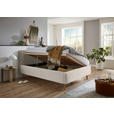 POLSTERBETT 140/200 cm  in Beige  - Eichefarben/Birkefarben, Design, Holz/Textil (140/200cm) - Xora