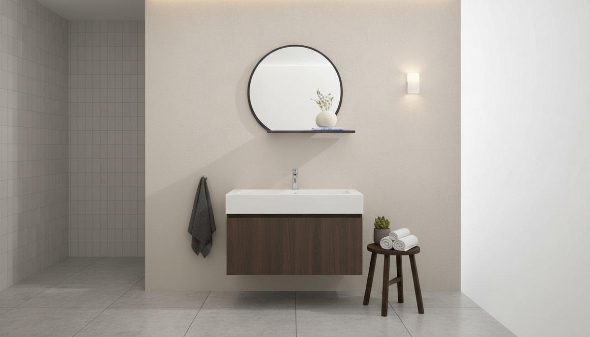 WANDSPIEGEL 65/56/17 cm  - Schwarz, Design, Glas/Holzwerkstoff (65/56/17cm) - Xora