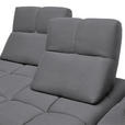 ECKSOFA in Struktur Grau  313/233 cm  - Schwarz/Grau, Design, Kunststoff/Textil (313/233cm) - Emilio Belluti