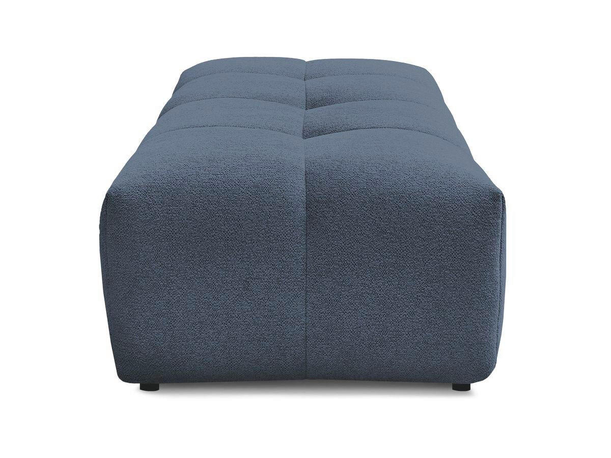 HOCKER EVEREST Flachgewebe Dunkelblau  - Schwarz/Dunkelblau, MODERN, Kunststoff/Textil (166/100/40cm)