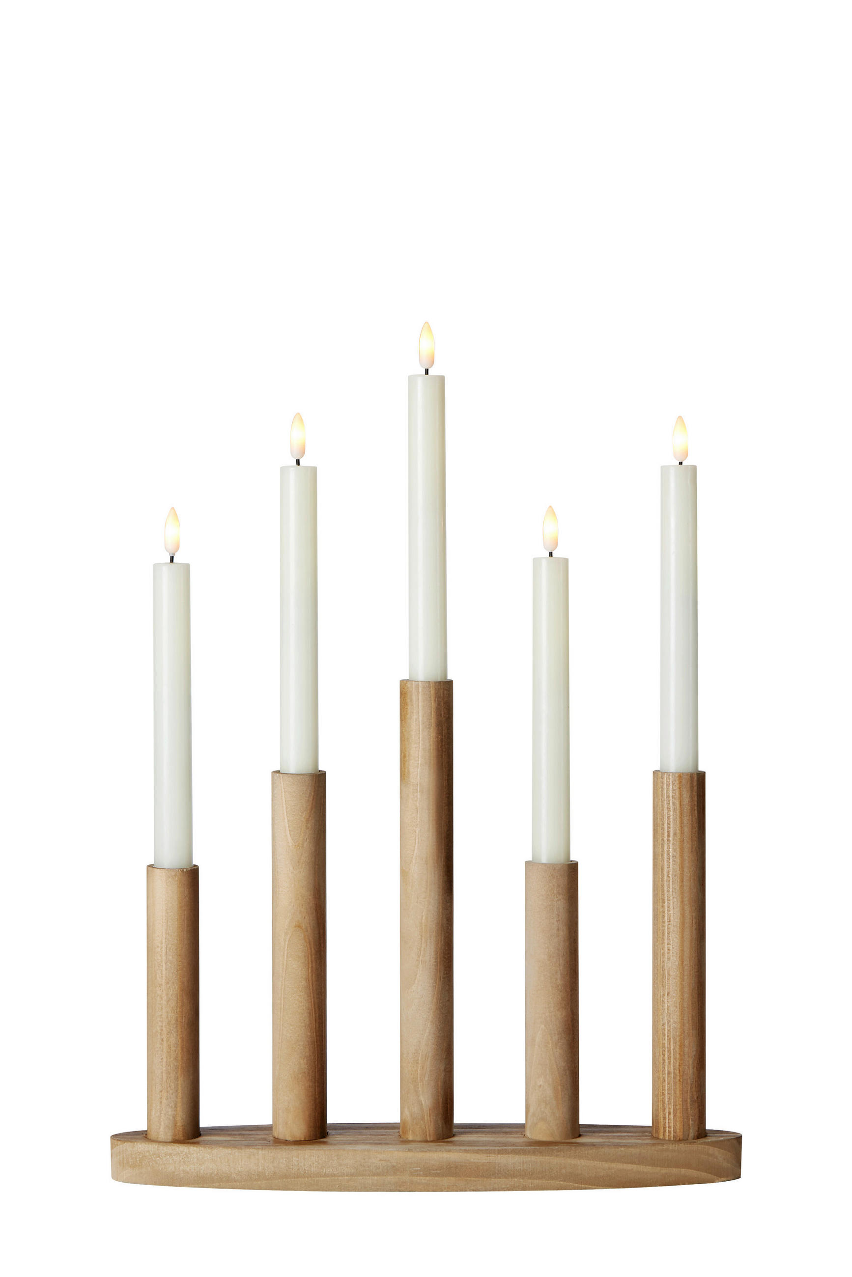 LED-DEKOLEUCHTE  - Braun, Basics, Holz (34,2/47/7cm) - Markslöjd