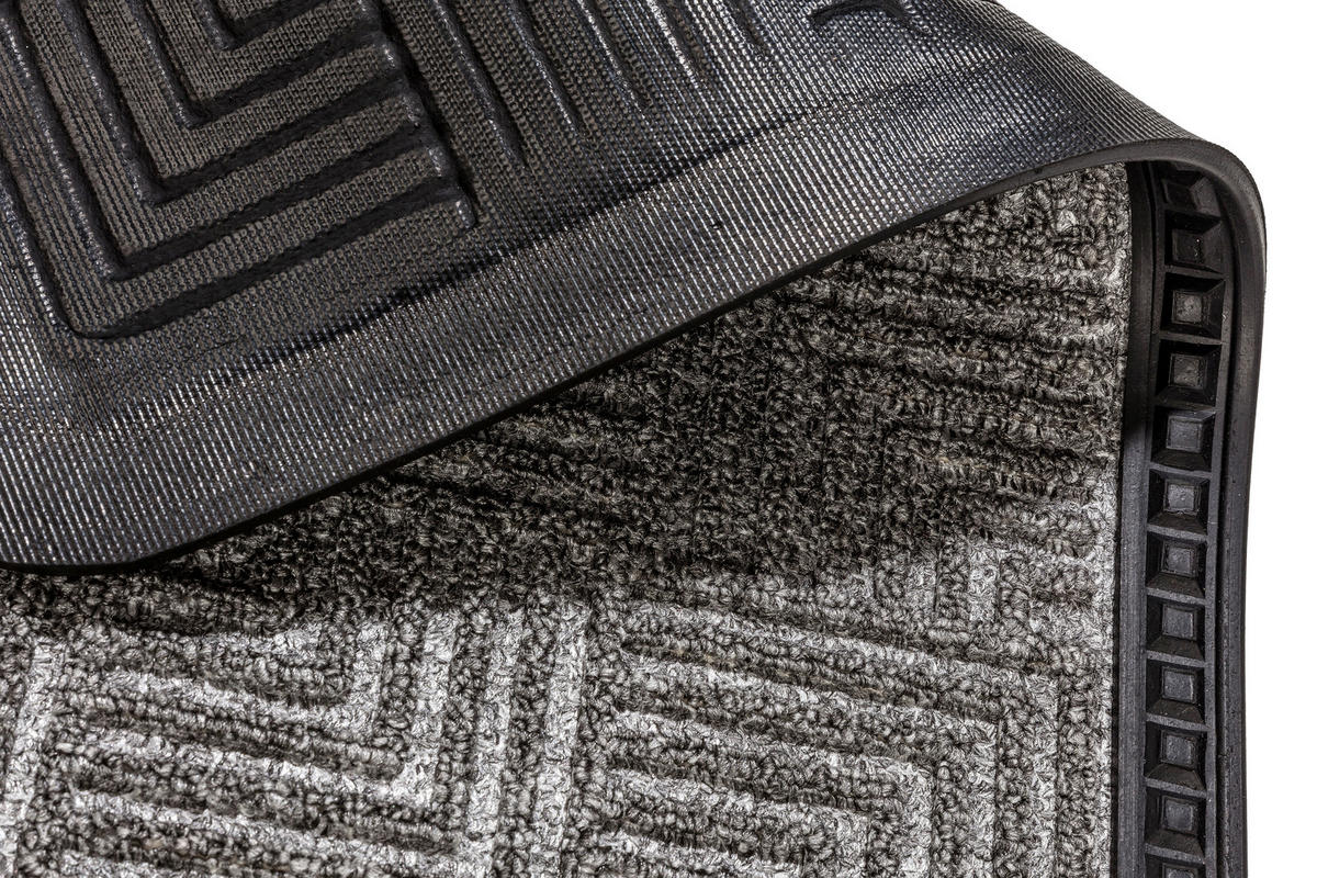 DÖRRMATTA - grå, Klassisk, textil/plast (40/60cm) - Esposa