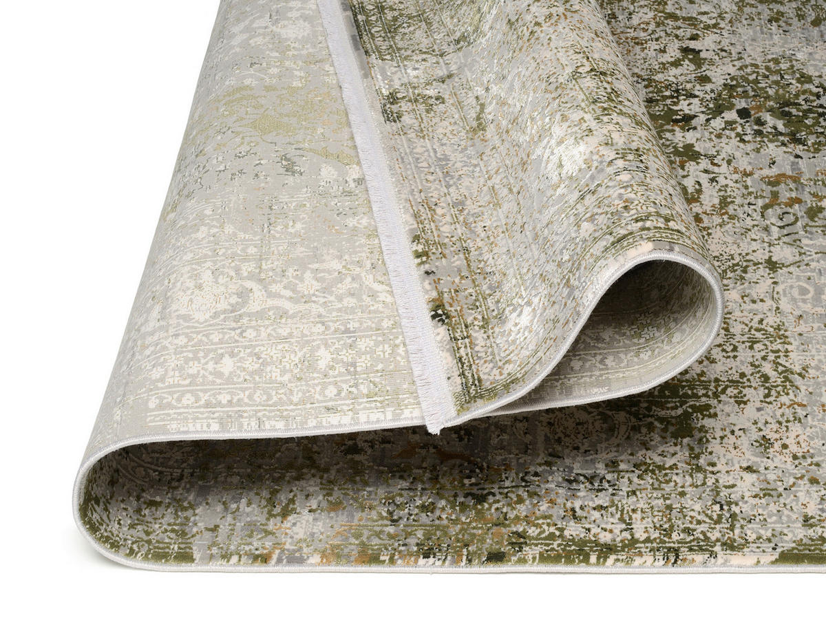 WEBTEPPICH 67/130 cm Avignon Grau, Grün  - Grau/Grün, Design, Textil (67/130cm) - Dieter Knoll