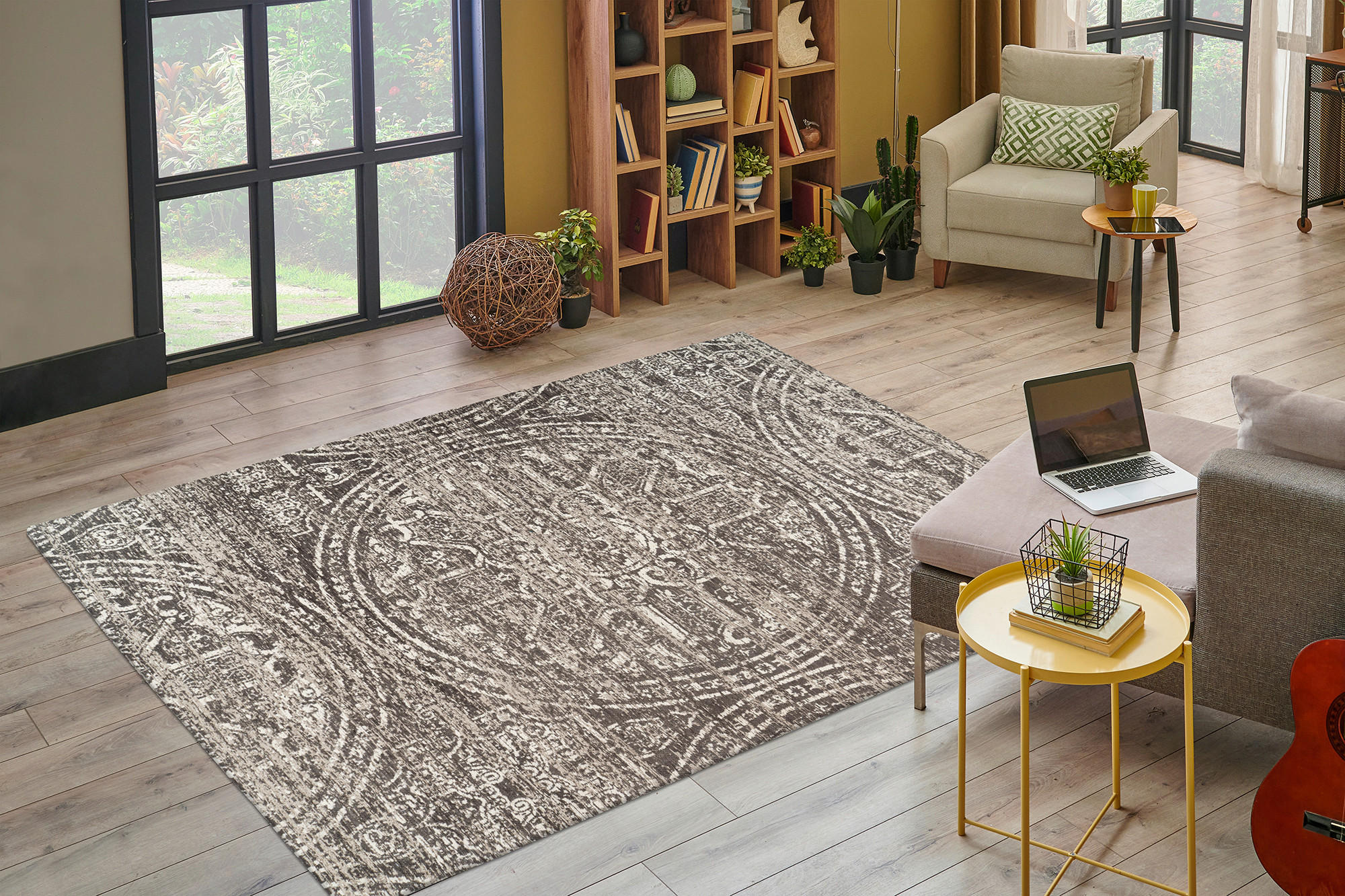 TEPPICH 80/150 cm Grau  - Grau, KONVENTIONELL, Textil (80/150cm)