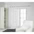 ÖSENSCHAL transparent 140/245 cm - Weiß, Basics, Textil (140/245cm) - Esposa