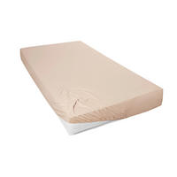 SPANNLEINTUCH 190/200 cm Jersey  - Beige, Basics, Textil (190/200cm)
